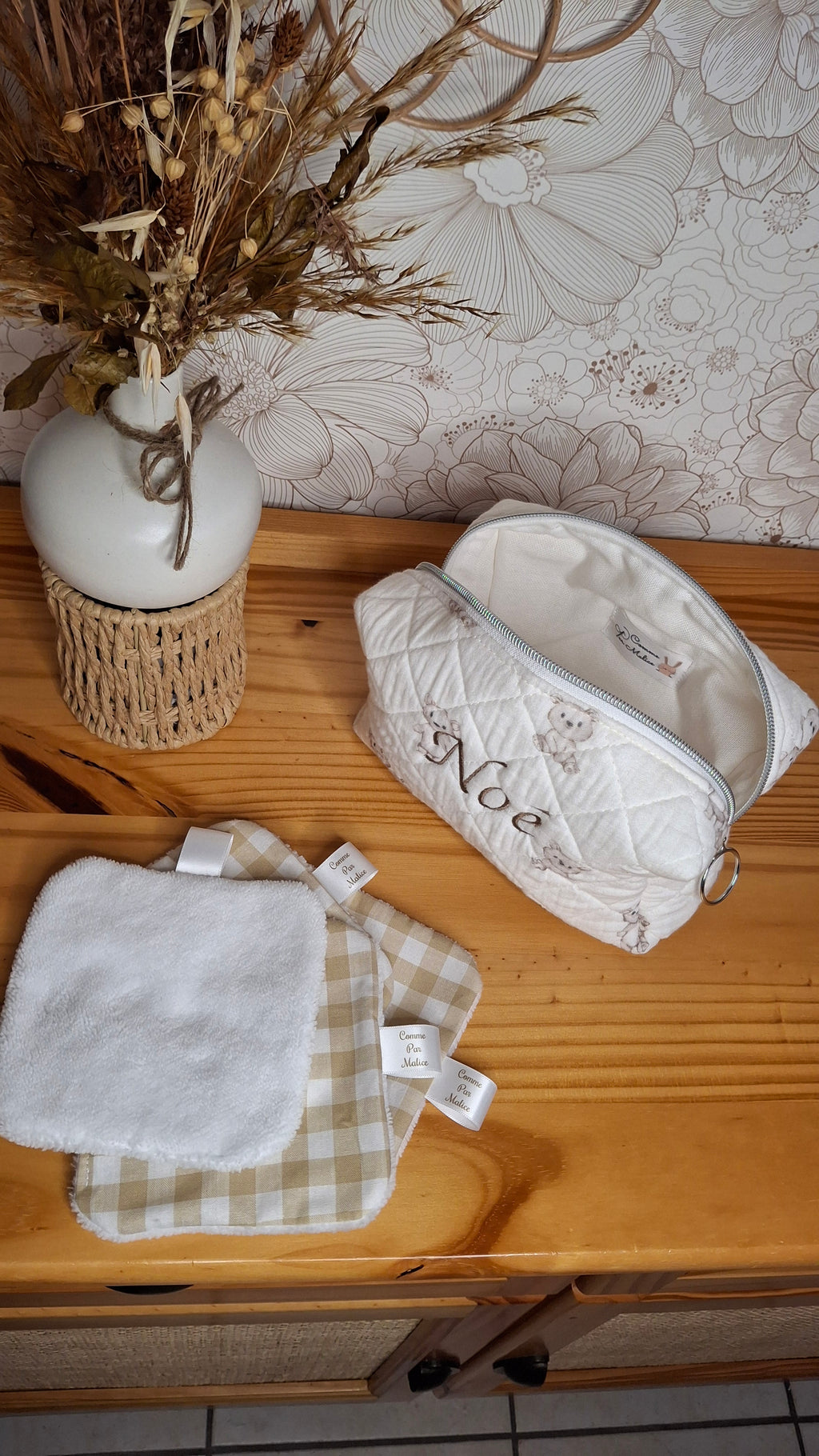 ✿ Trousse personnalisée "NOÉ" • Déclinable