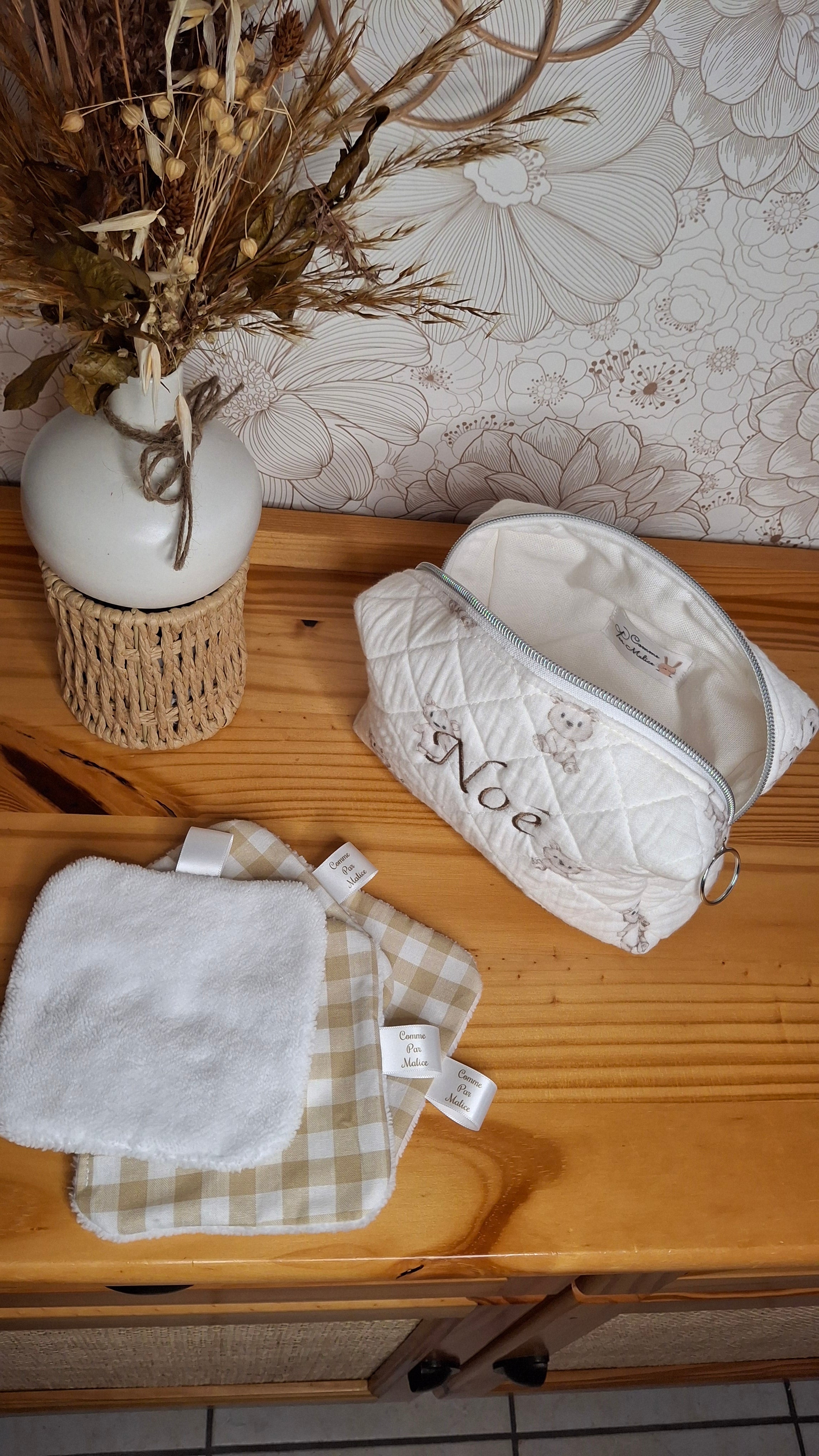 ✿ Trousse personnalisée "NOÉ" • Déclinable