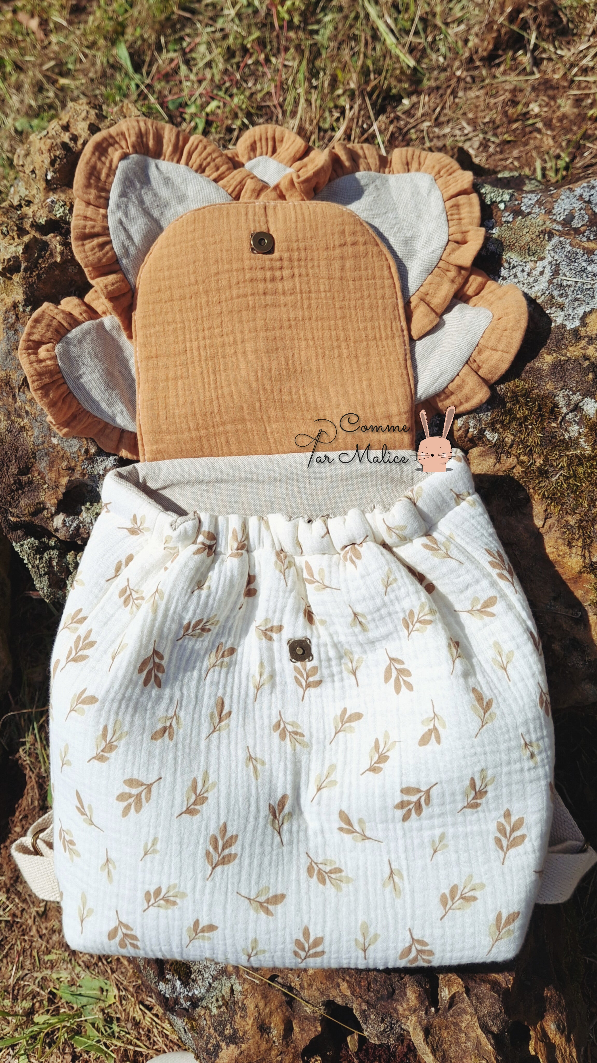 Sac à dos personnalisé "ROSE" ❀  Modèle personnalisé