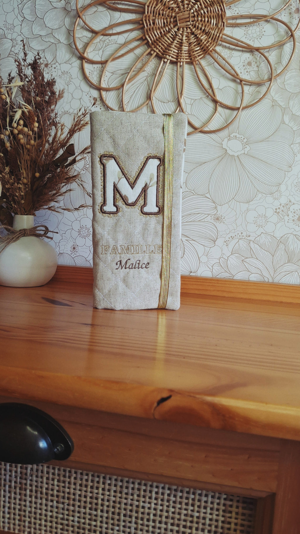 ❀ Protège livret de FAMILLE personnalisé