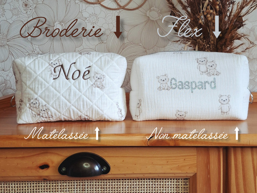 ✿ Trousse personnalisée "NOÉLIE" • Déclinable